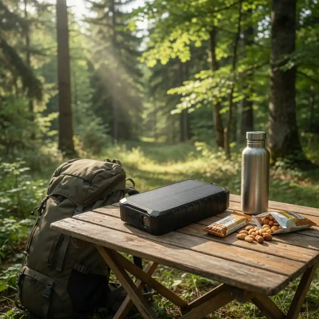 Schritte zur Nutzung der Solar Power Bank